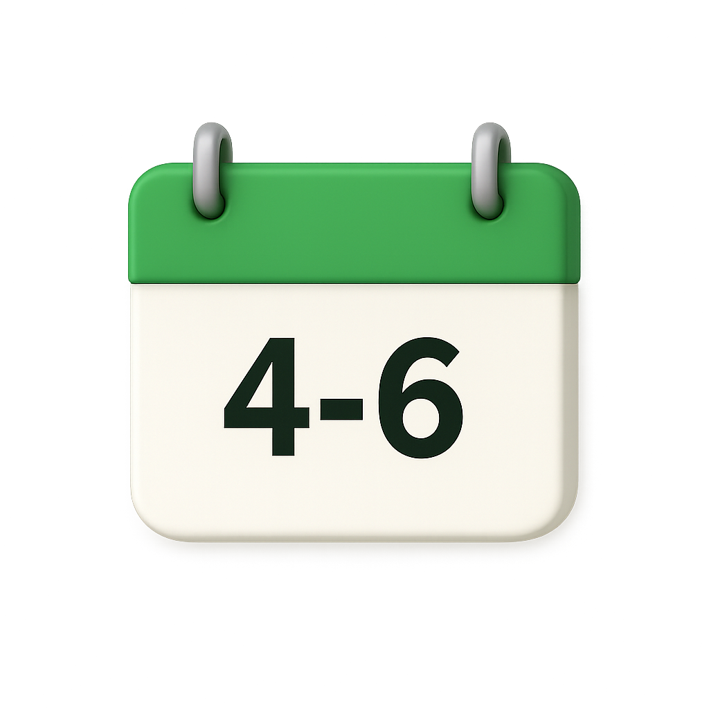 In 4-6 Monaten